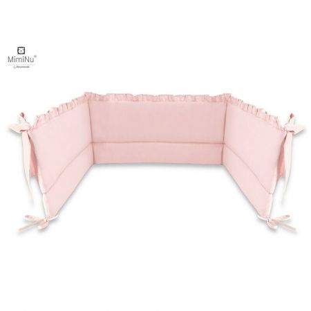 AAparatoare pentru patut Colectia Royal, 120x60 cm, Powder Pink, MimiNu