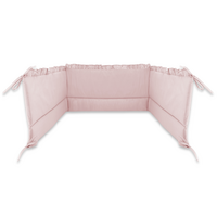 Aparatoare pentru patut Colectia Royal, 180x30 cm, Powder Pink, MimiNu