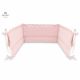 Aparatoare pentru patut Colectia Royal, 120x60 cm, Powder Pink, MimiNu 573169