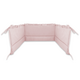 Aparatoare pentru patut Colectia Royal, 180x30 cm, Powder Pink, MimiNu 685268