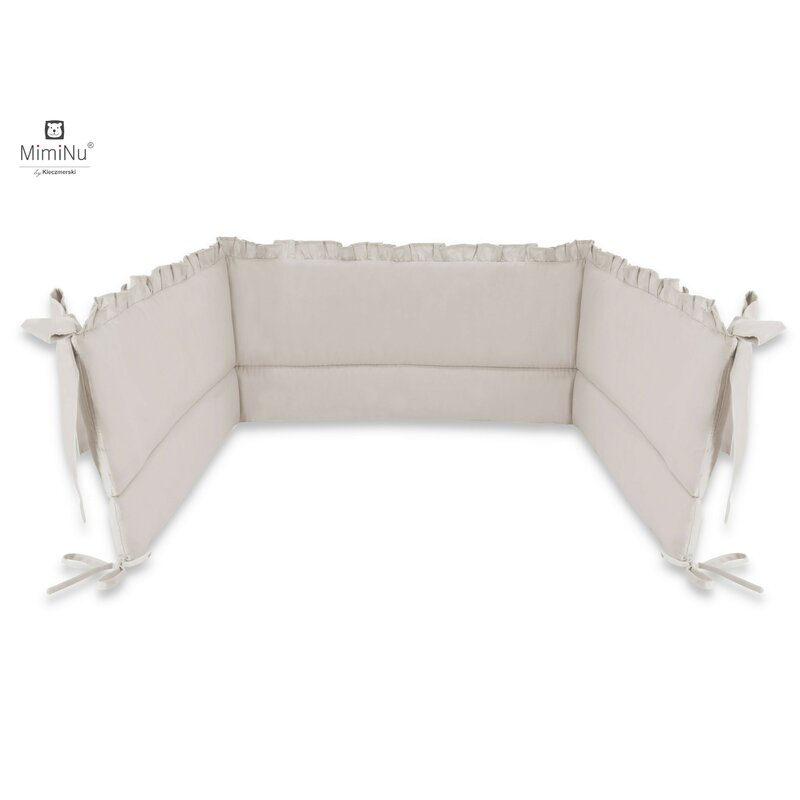 Aparatoare pentru patut Colectia Royal, 120x60 cm, Beige, MimiNu