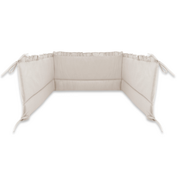 Aparatoare pentru patut Colectia Royal, 120x60 cm, Beige, MimiNu