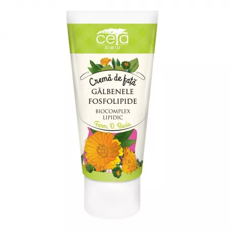 Crema de fata cu extract de galbenele si fosfolipide, Ceta, 50 ml