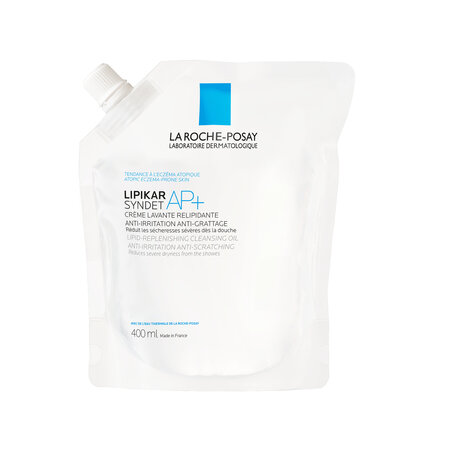 Rezerva eco Crema de spalare anti-iritatii Lipikar Syndet AP+, 400 ml, La Roche Posay