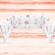 Aparatoare pentru patut, 180x30 cm, Pink Ballerina, MimiNu 685293