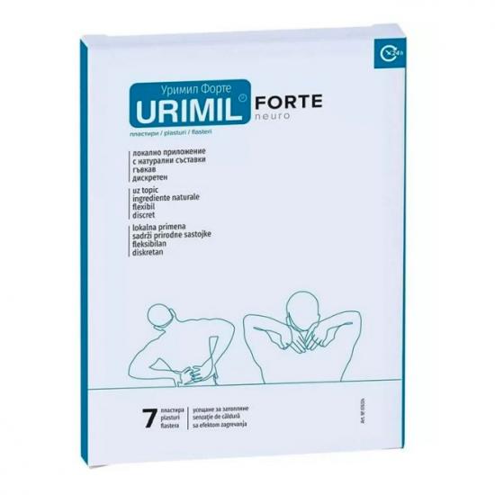 Urimil Forte Neuro plasturi, 7 bucati, NaturPharma