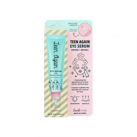 LOOK AT ME SERUM PENTRU ZONA OCHILOR CU PEPTIDE SI RETINOL TEEN AGAIN, 25ML  