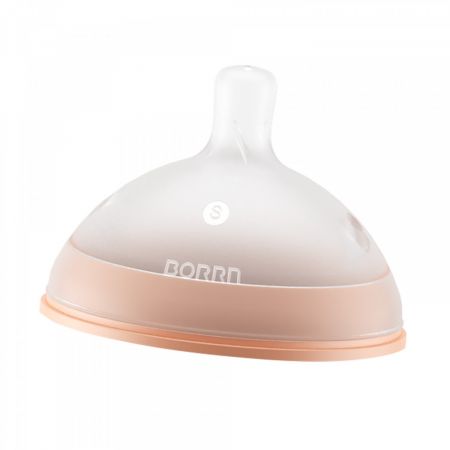 Tetina din silicon cu flux lent, anti-colici