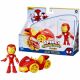 Set Vehicul si Figurina Iron Man Spidey Prietenii Extraordinari, +3 ani, Hasbro 573600