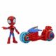 Spidey Prietenii Extraordinari Set Motocicleta si Figurina Spidey, 10 cm, Hasbro 573606