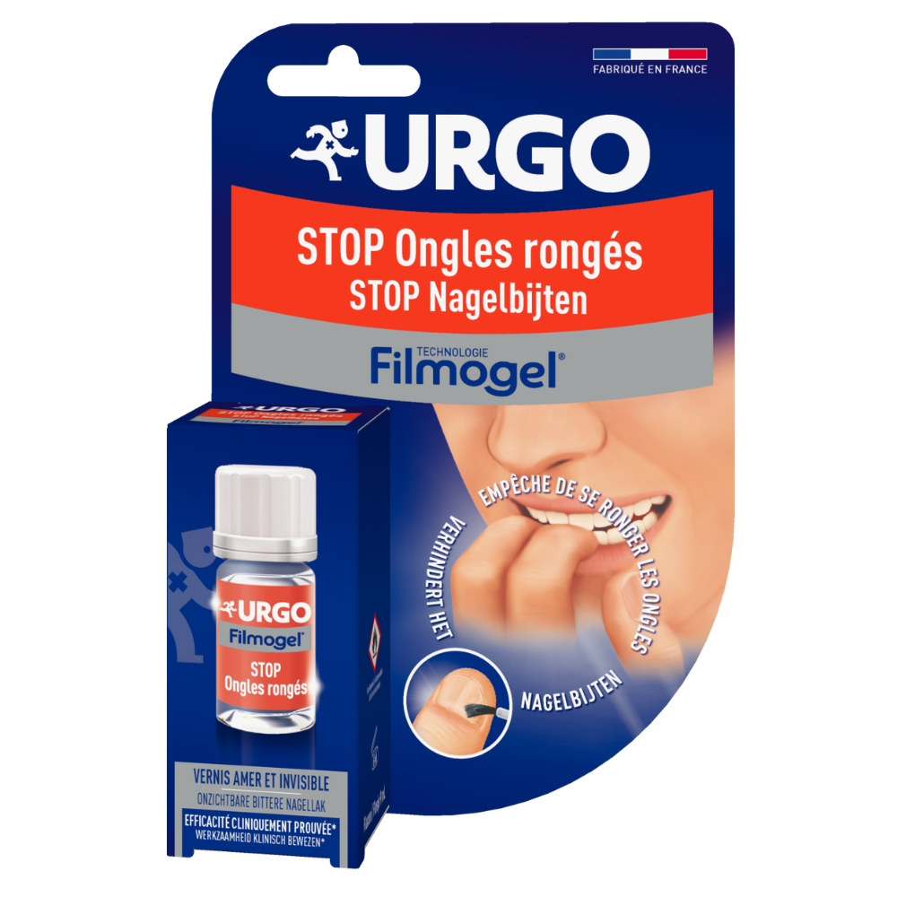 Lac invizibil Stop Bitten Nails Filmogel, 9 ml, Urgo