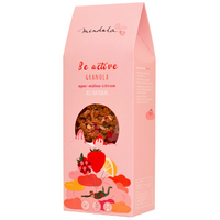 Granola cu capsuni, zmeura si lamaie, 250 g, Mendula