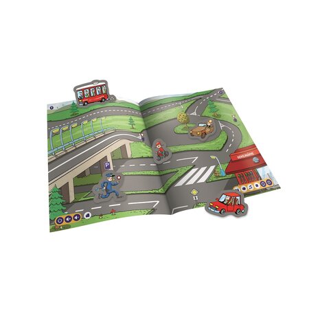 Carte cu autocolante Mijloace de transport, +3 ani, Raspundel Istetel 573774