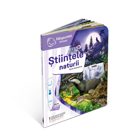 Carte interactiva Stiintele Naturii, Aventuri prin natura, +6 ani, Raspundel Istetel 573780