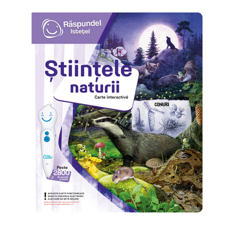 Carte interactiva Stiintele Naturii, Aventuri prin natura, +6 ani, Raspundel Istetel 573779