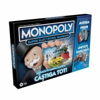Joc Monopoly - Super Electronic Banking, 8 ani+, Hasbro