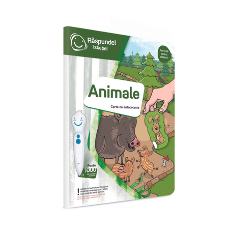 Carte cu autocolante Animale