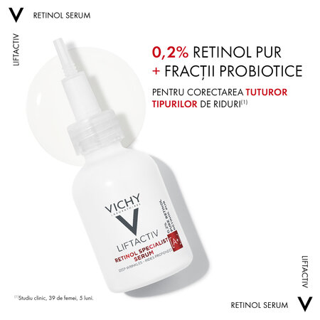 Ser antirid cu retinol Liftactiv Specialist, 30 ml, Vichy 573821
