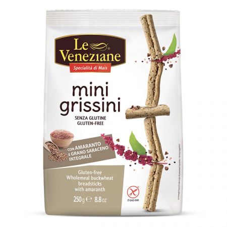 MOLINO DI FERRO MINIGRISINE FARA GLUTEN CU HRISCA SI AMARANT 250 G