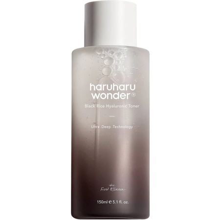Toner cu acid hialuronic si orez negru, 150 ml, Haruharu Wonder