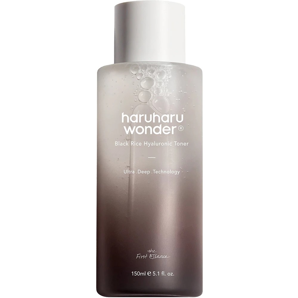 Toner cu acid hialuronic si orez negru, 150 ml, Haruharu Wonder
