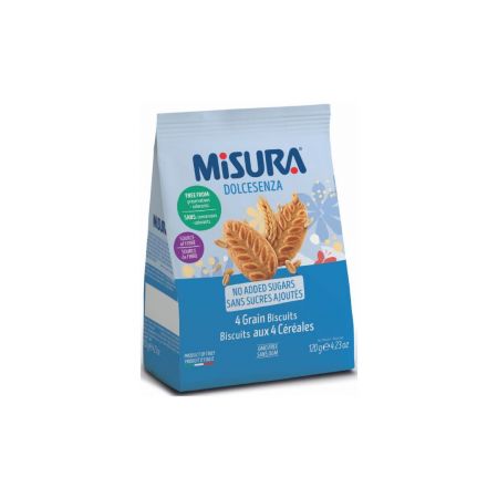 MISURA BISCUITI 4 CEREALE FARA ZAHAR 120 G