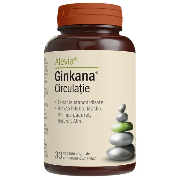 Ginkana Circulatie, 30 capsule, Alevia