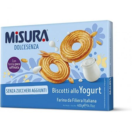 MISURA BISCUITI CU IAURT FARA ZAHAR  400 G