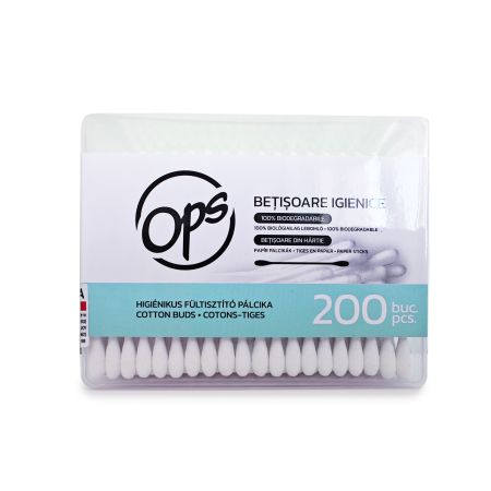 Betisoare igienice pentru urechi, 200 buc, Ops