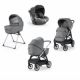 Carucior sistem 3 in 1 pentru copii Aptica Quattro, Kensington Grey, Inglesina 574093