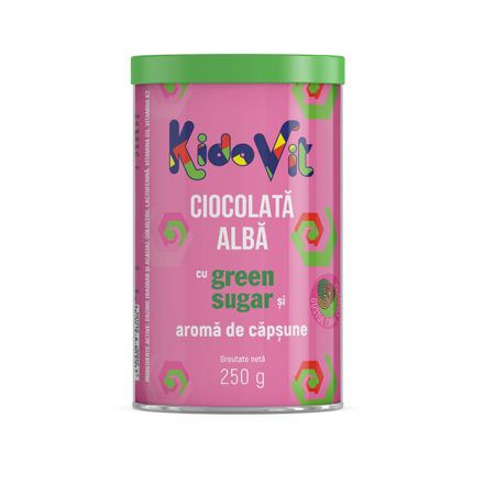 REMEDIA KIDOVIT CIOCOLATA ALBA CAPSUNE CUTIE METALICA 250 GR