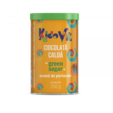 REMEDIA KIDOVIT CIOCOLATA CALDA PORTOCALE CUTIE METALICA 250 GR 