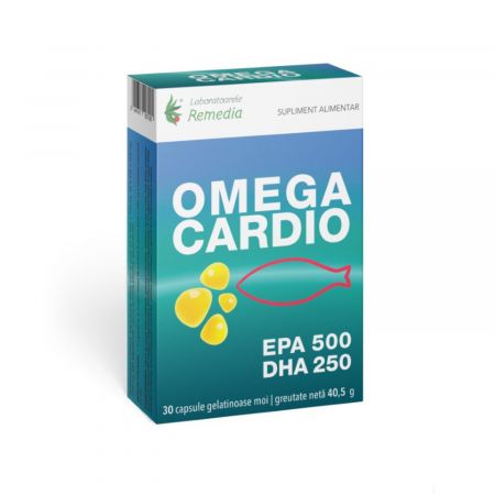 Omega Cardio, 30 capsule moi, Remedia