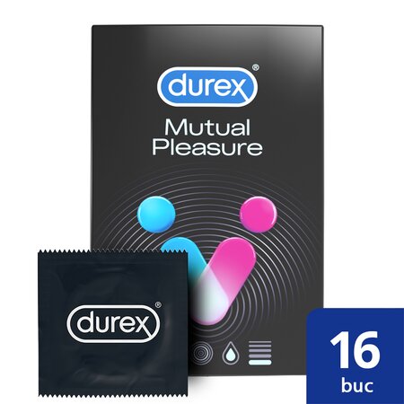 Prezervative Mutual Pleasure, 16 bucati, Durex 507867