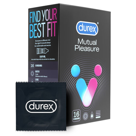 Prezervative Mutual Pleasure, 16 bucati, Durex 507868