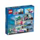 Set de creatie Politia in urmarirea furgonetei cu inghetata Lego City, 5 ani+, L60314, Lego 574291