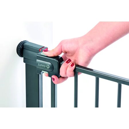 Poarta de siguranta din metal Easy Close, Negru, Safety 574338