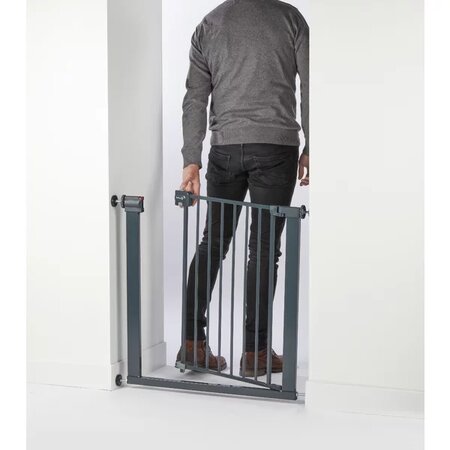 Poarta de siguranta din metal Easy Close, Negru, Safety 574332