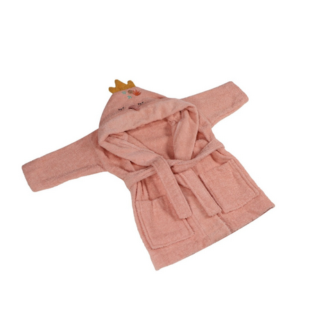 Halat de baie pentru copii Blush & Blossom, Swan Ivy, 0-12 luni, Tryco 574423