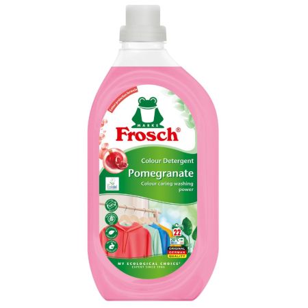Detergent lichid pentru rufe colorate cu parfum de Rodie, 1500 ml, Frosch