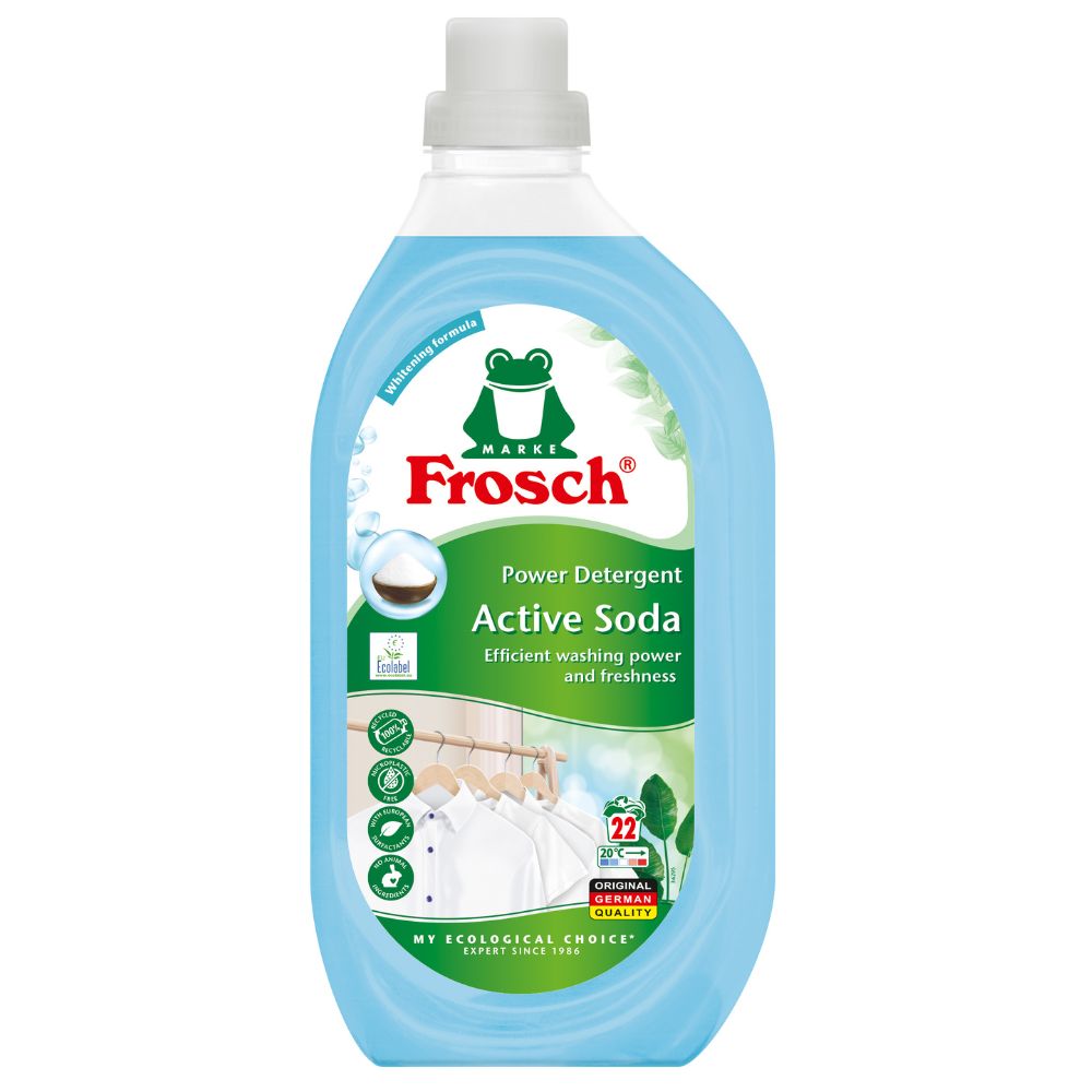 Detergent lichid pentru rufe Active Soda, 1500 ml, Frosch