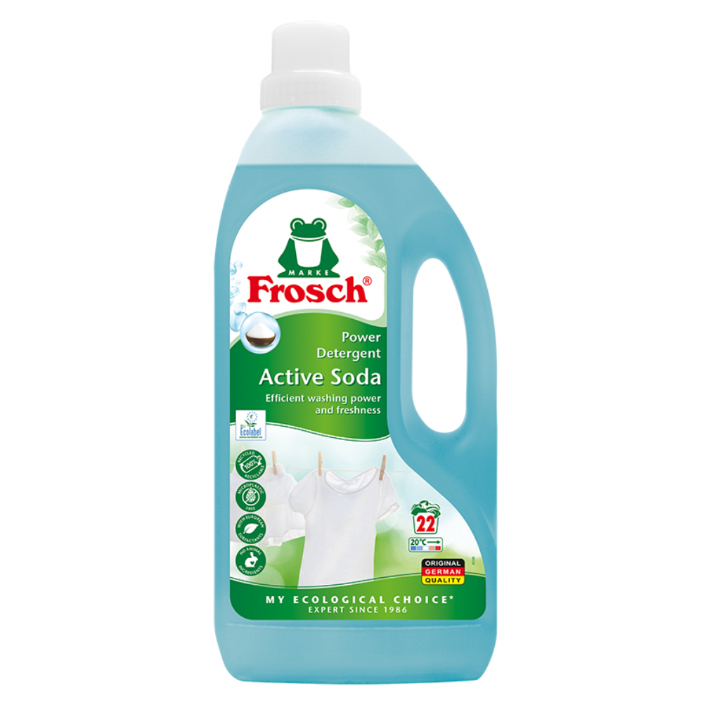 Detergent lichid pentru rufe Active Soda, 1500 ml, Frosch