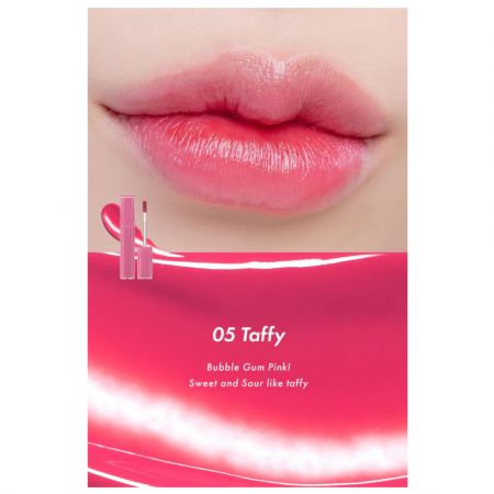 Ruj lichid pentru buze Dewyful Water Tint, 05 Taffy, Rom&Nd 582322