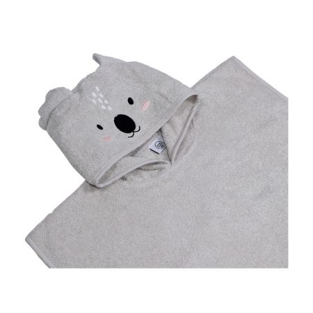 Prosop de baie pentru copii tip Poncho Blush & Blossom, 55 x 55 cm, Koala Kyle, Tryco 574583