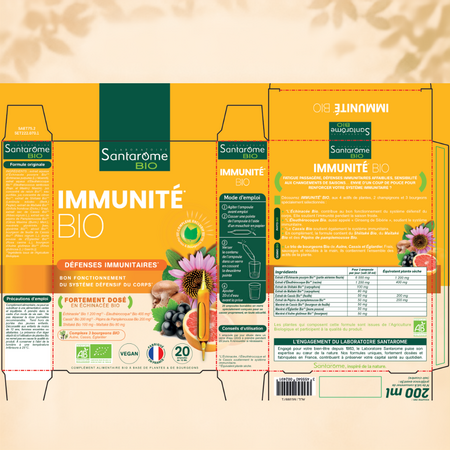Immunite Bio, 20 fiole x 10 ml, Santarome 806030