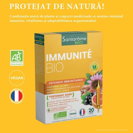 Immunite Bio, 20 fiole x 10 ml, Santarome 615450