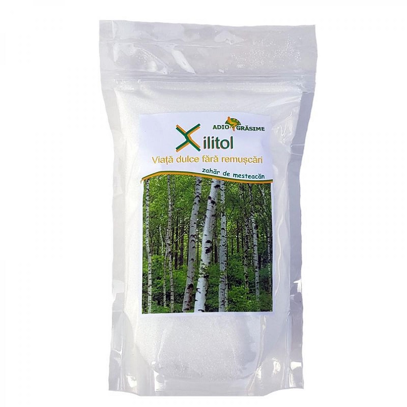 Xilitol zahar de mesteacan, 1 kg, Adio Grasime