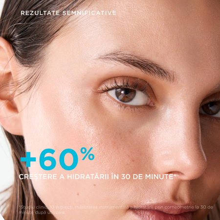 Ser hidratant pentru fata cu acid hialuronic si niacinamida Hydrabio Hyalu+, 30 ml, Bioderma 822860