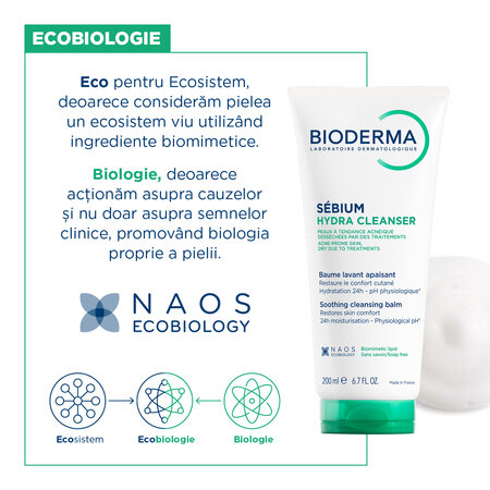 Balsam Sebium Hydra Cleanser, 200 ml, Bioderma 794277