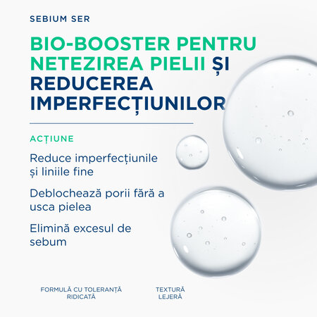 Ser pentru pete post-acnee Sebium, 30 ml, Bioderma 822117